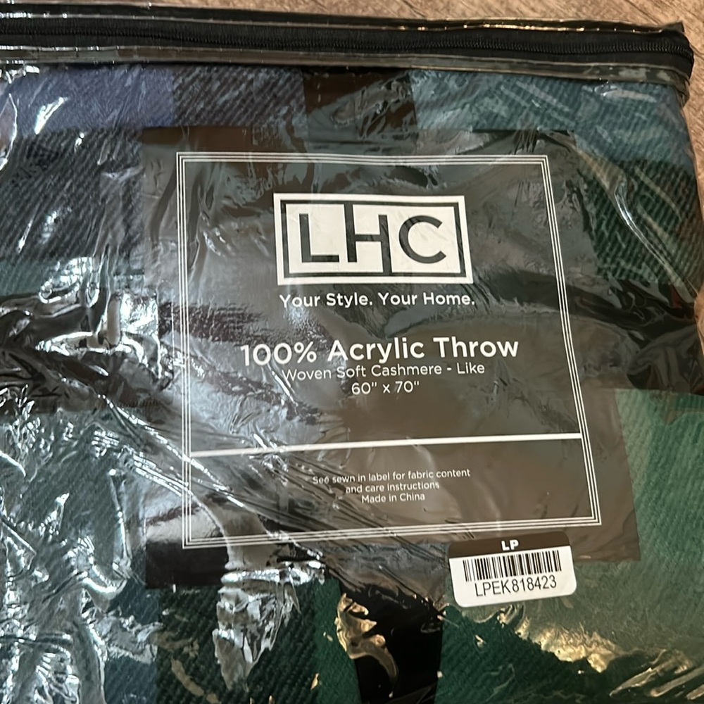 Brand  new throw 60” x 70”